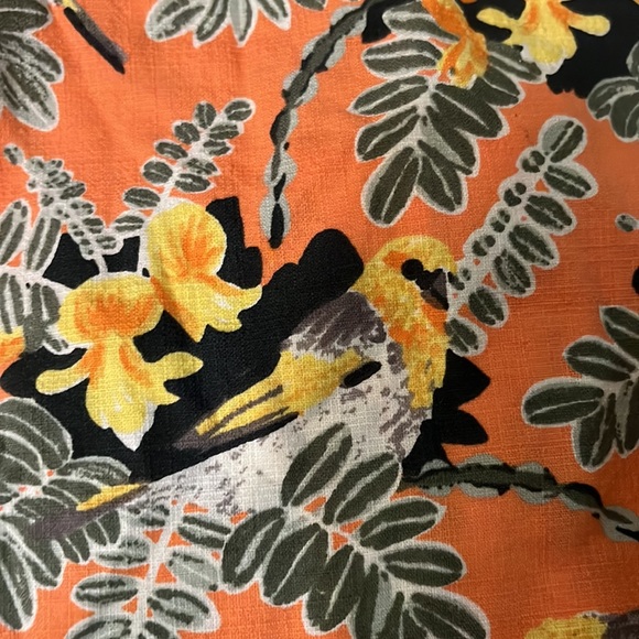 PATALOHA PATAGONIA organic cotton faux wrap Hawaiian print dress - Picture 8 of 11